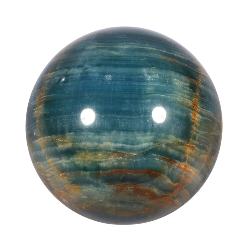 Aragoniet (blauw) bol 71 mm | 545 gram Aragoniet (blauw) bol 71 mm | 545 gram