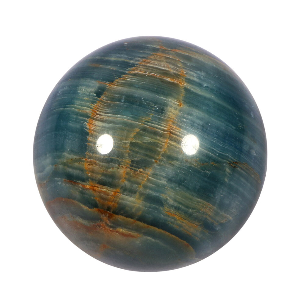Aragoniet (blauw) bol 71 mm | 545 gram Aragoniet (blauw) bol 71 mm | 545 gram