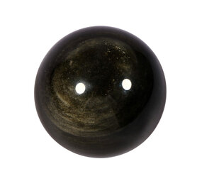 Obsidiaan (goud) bol 52 - 54 mm Obsidiaan (goud) bol 52 - 54 mm