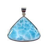 Zilveren hanger larimar | driehoek 3,1 x 4 cm Zilveren hanger larimar | driehoek 3,1 x 4 cm