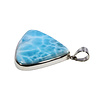 Zilveren hanger larimar | driehoek 3,1 x 4 cm Zilveren hanger larimar | driehoek 3,1 x 4 cm