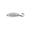 Zilveren hanger maansteen (regenboog) | markies 2,6 x 0,8 cm Zilveren hanger maansteen (regenboog) | markies 2,6 x 0,8 cm
