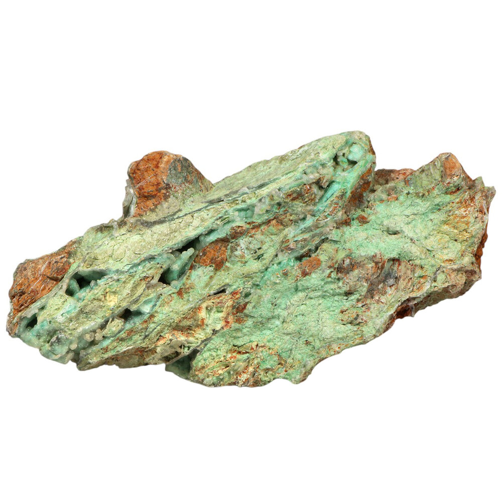 Maansteen (groen) met chalcedoon cluster 20,8 x 10,7 x 11,4 cm |1900 gram