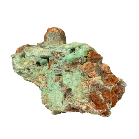 Maansteen (groen) met chalcedoon cluster 20,8 x 10,7 x 11,4 cm |1900 gram