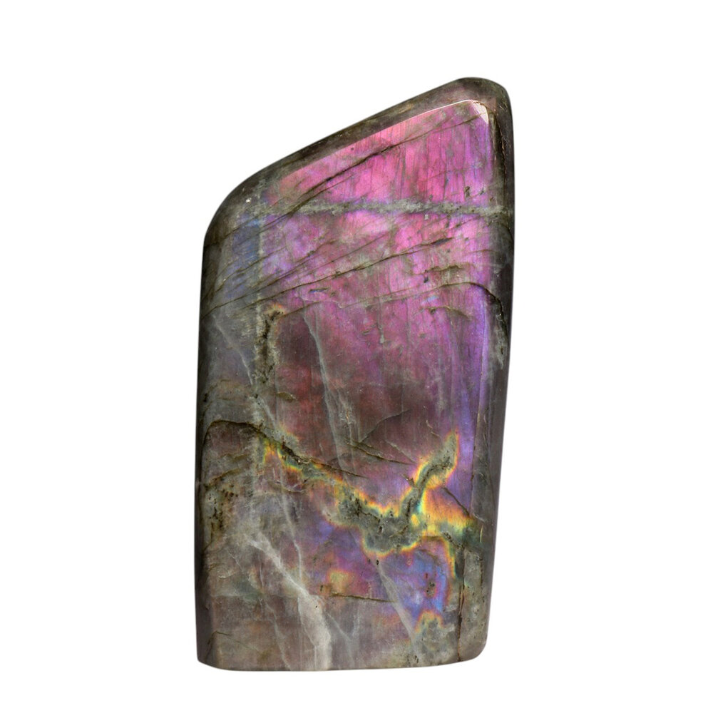 Labradoriet (paars) sculptuur 10,9 x 6 x 4,6 cm | 586 gram Labradoriet (paars) sculptuur 10,9 x 6 x 4,6 cm | 586 gram