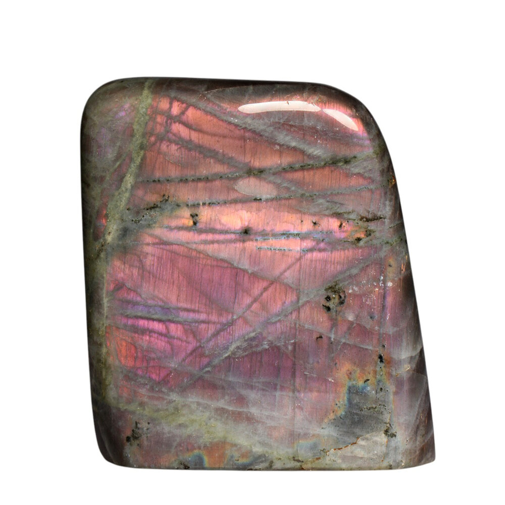 Labradoriet (paars) sculptuur 9,7 x 8,5 x 4,5 cm | 762 gram Labradoriet (paars) sculptuur 9,7 x 8,5 x 4,5 cm | 762 gram