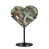 Mosagaat hart op standaard 10,4 x 12,5 x 1,8 cm | 328 gram Mosagaat hart op standaard 10,4 x 12,5 x 1,8 cm | 328 gram