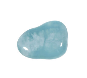 Aquamarijn (blauw) steen A-kwaliteit getrommeld | groot (L) Aquamarijn (blauw) steen A-kwaliteit getrommeld | groot (L)