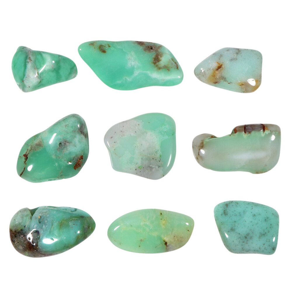 Chrysopraas steen getrommeld | extra groot (XL) Chrysopraas steen getrommeld | extra groot (XL)