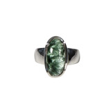 Zilveren ring serafiniet maat 17 (verstelbaar) | ovaal 1,6 x 0,8 cm Zilveren ring serafiniet maat 17 (verstelbaar) | ovaal 1,6 x 0,8 cm