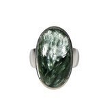 Zilveren ring serafiniet maat 18 | ovaal 2,5 x 1,4 cm Zilveren ring serafiniet maat 18 | ovaal 2,5 x 1,4 cm