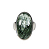 Zilveren ring serafiniet maat 18 | ovaal 2,5 x 1,4 cm Zilveren ring serafiniet maat 18 | ovaal 2,5 x 1,4 cm