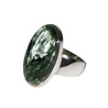 Zilveren ring serafiniet maat 18 | ovaal 2,5 x 1,4 cm Zilveren ring serafiniet maat 18 | ovaal 2,5 x 1,4 cm