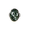 Zilveren ring serafiniet maat 17 1/2 | ovaal 2 x 1,4 cm Zilveren ring serafiniet maat 17 1/2 | ovaal 2 x 1,4 cm