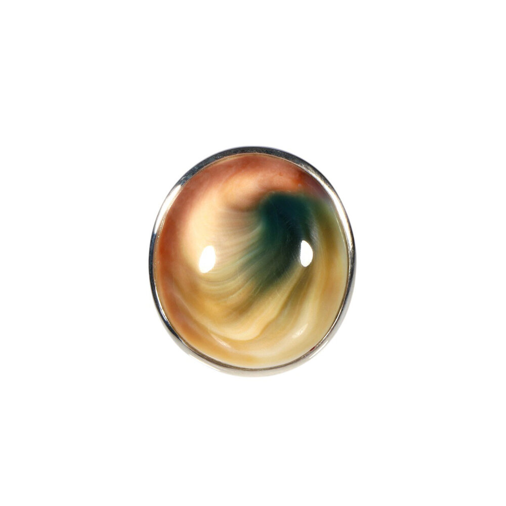 Zilveren ring Shiva oog maat 18 | ovaal 2,1 x 1,9 cm Zilveren ring Shiva oog maat 18 | ovaal 2,1 x 1,9 cm