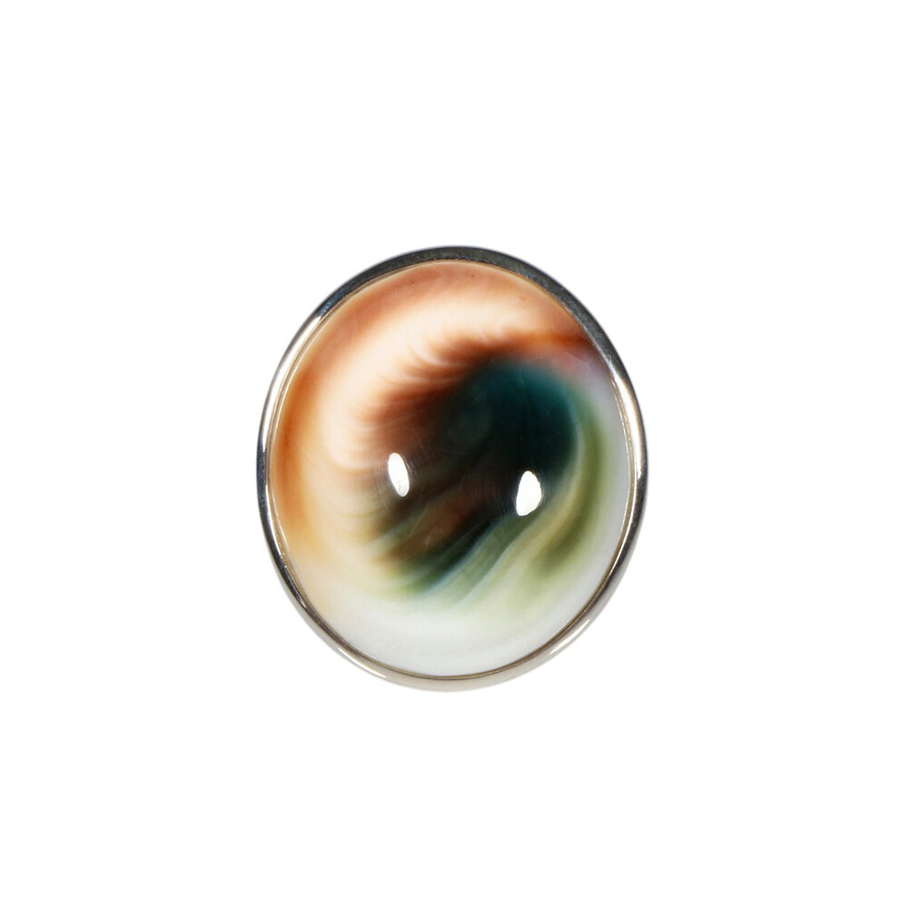 Zilveren ring Shiva oog maat 18 1/2 | ovaal 2,2 x 1,9 cm Zilveren ring Shiva oog maat 18 1/2 | ovaal 2,2 x 1,9 cm