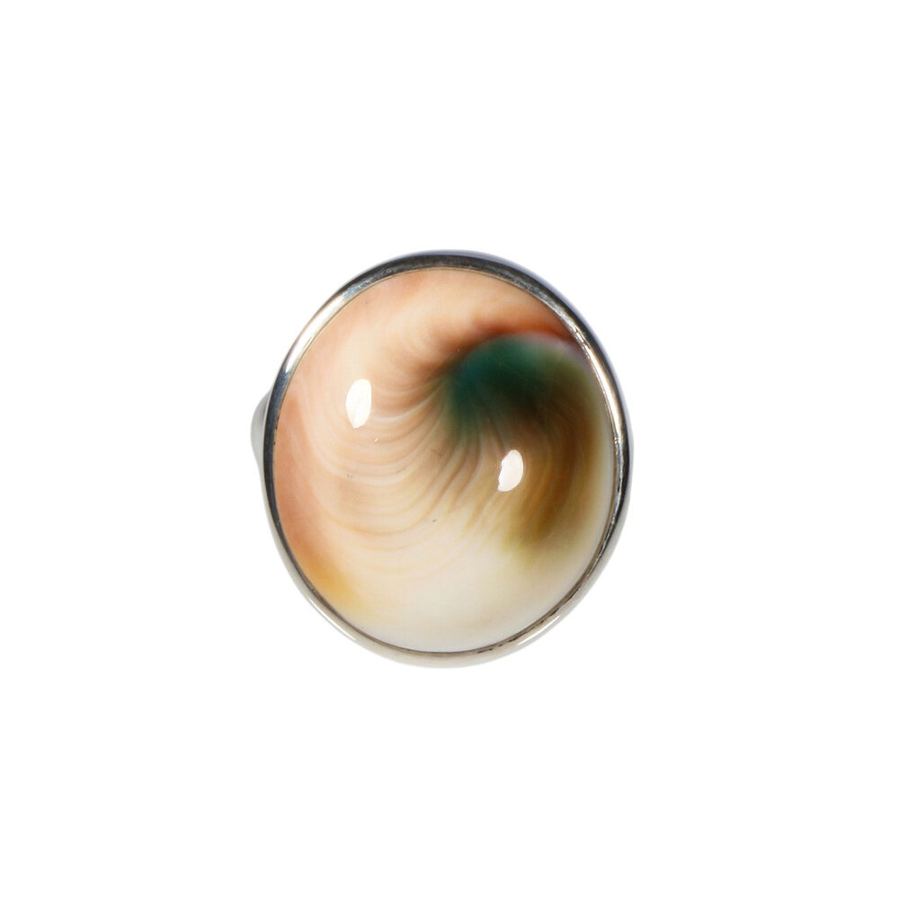 Zilveren ring Shiva oog maat 17 1/2 (licht verstelbaar) | ovaal 2,1 x 1,8 cm Zilveren ring Shiva oog maat 17 1/2 (licht verstelbaar) | ovaal 2,1 x 1,8 cm
