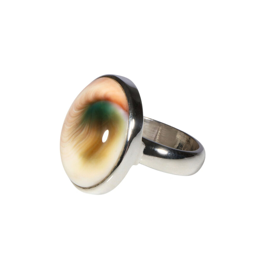 Zilveren ring Shiva oog maat 17 1/2 (licht verstelbaar) | ovaal 2,1 x 1,8 cm Zilveren ring Shiva oog maat 17 1/2 (licht verstelbaar) | ovaal 2,1 x 1,8 cm