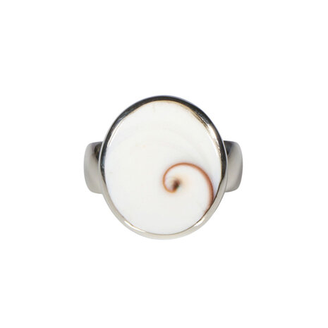 Zilveren ring Shiva oog maat 19 | ovaal 1,8 x 1,6 cm Zilveren ring Shiva oog maat 19 | ovaal 1,8 x 1,6 cm