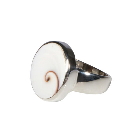 Zilveren ring Shiva oog maat 19 | ovaal 1,8 x 1,6 cm Zilveren ring Shiva oog maat 19 | ovaal 1,8 x 1,6 cm