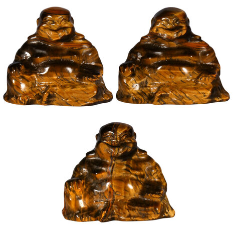 Tijgeroog boeddha 4,5 - 5 cm Tijgeroog boeddha 4,5 - 5 cm