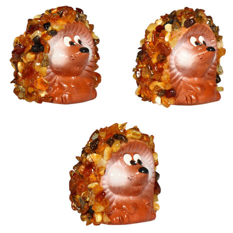 Barnsteen egel zittend