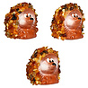 Barnsteen egel zittend