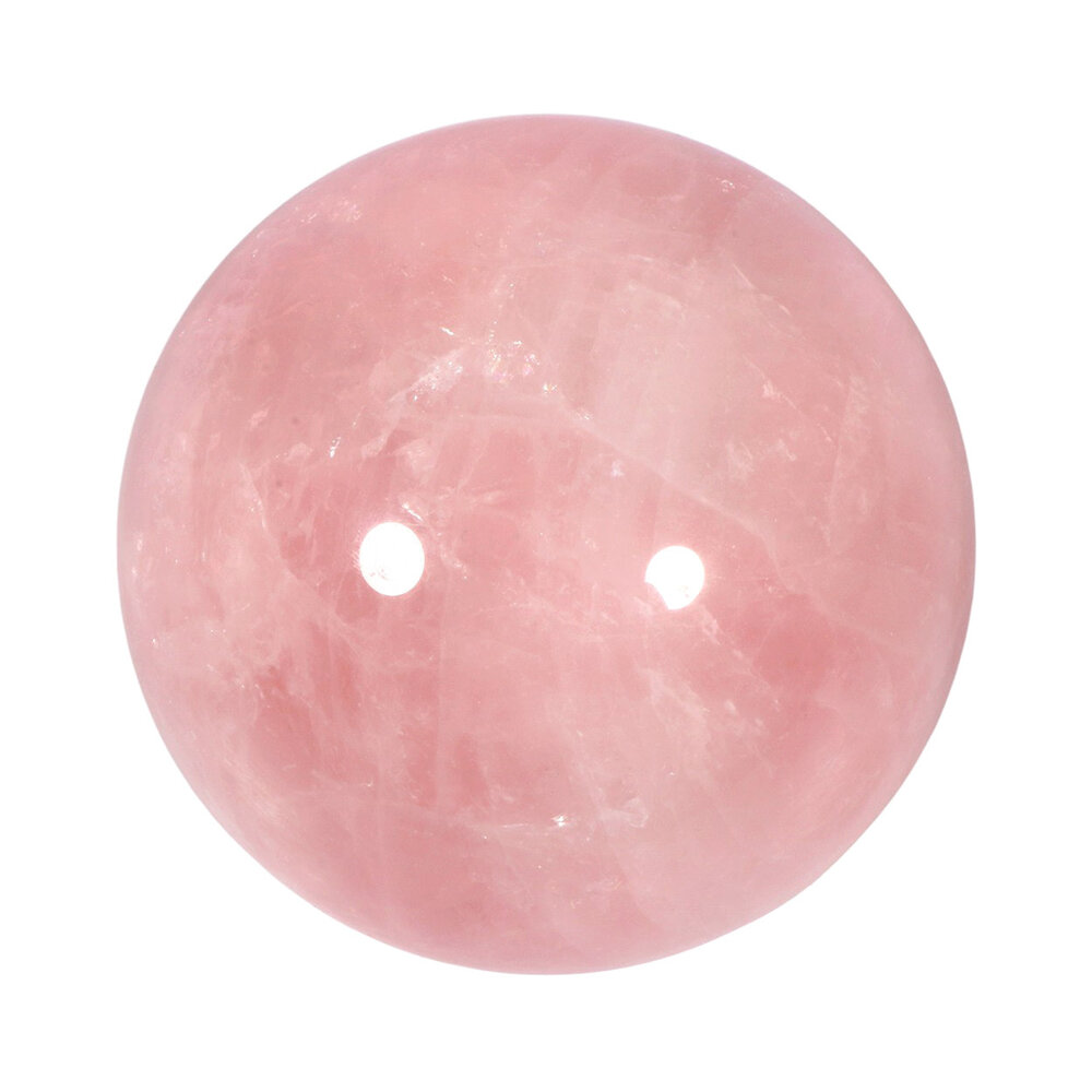 Rozenkwarts bol 75 mm | 631 gram Rozenkwarts bol 75 mm | 631 gram