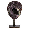 Amethist (galaxy) cluster A-kwaliteit op standaard 17,4 x 14 x 4,8 cm | 1,96 kg Amethist (galaxy) cluster A-kwaliteit op standaard 17,4 x 14 x 4,8 cm | 1,96 kg