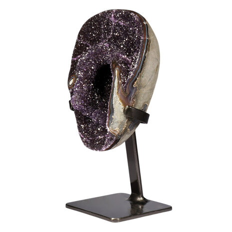 Amethist (galaxy) cluster A-kwaliteit op standaard 17,4 x 14 x 4,8 cm | 1,96 kg Amethist (galaxy) cluster A-kwaliteit op standaard 17,4 x 14 x 4,8 cm | 1,96 kg