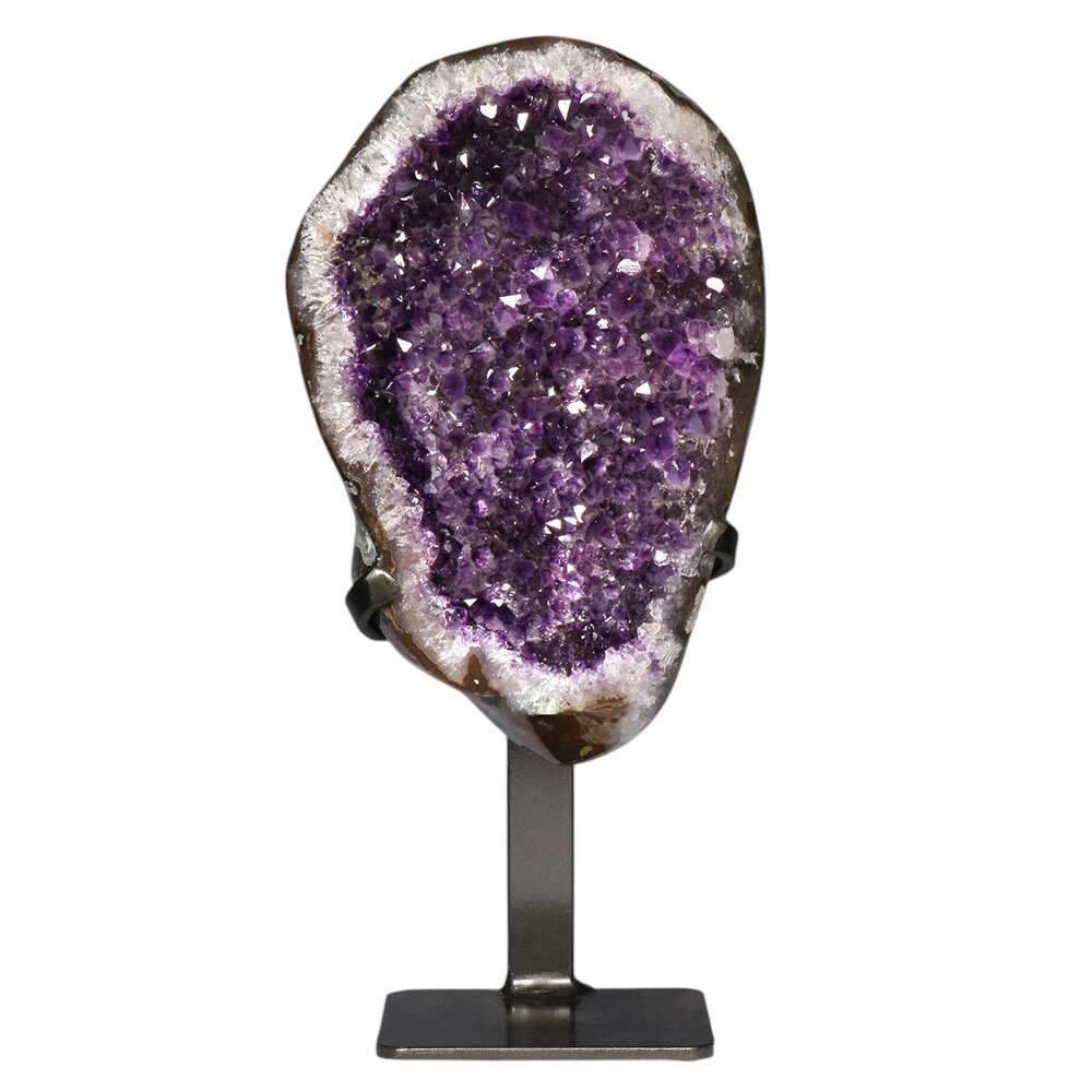 Amethist A-kwaliteit op standaard 24,9 x 16,2 x 5,2 cm | 4,01 kg Amethist A-kwaliteit op standaard 24,9 x 16,2 x 5,2 cm | 4,01 kg