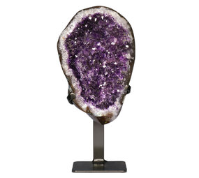 Amethist A-kwaliteit op standaard 24,9 x 16,2 x 5,2 cm | 4,01 kg Amethist A-kwaliteit op standaard 24,9 x 16,2 x 5,2 cm | 4,01 kg