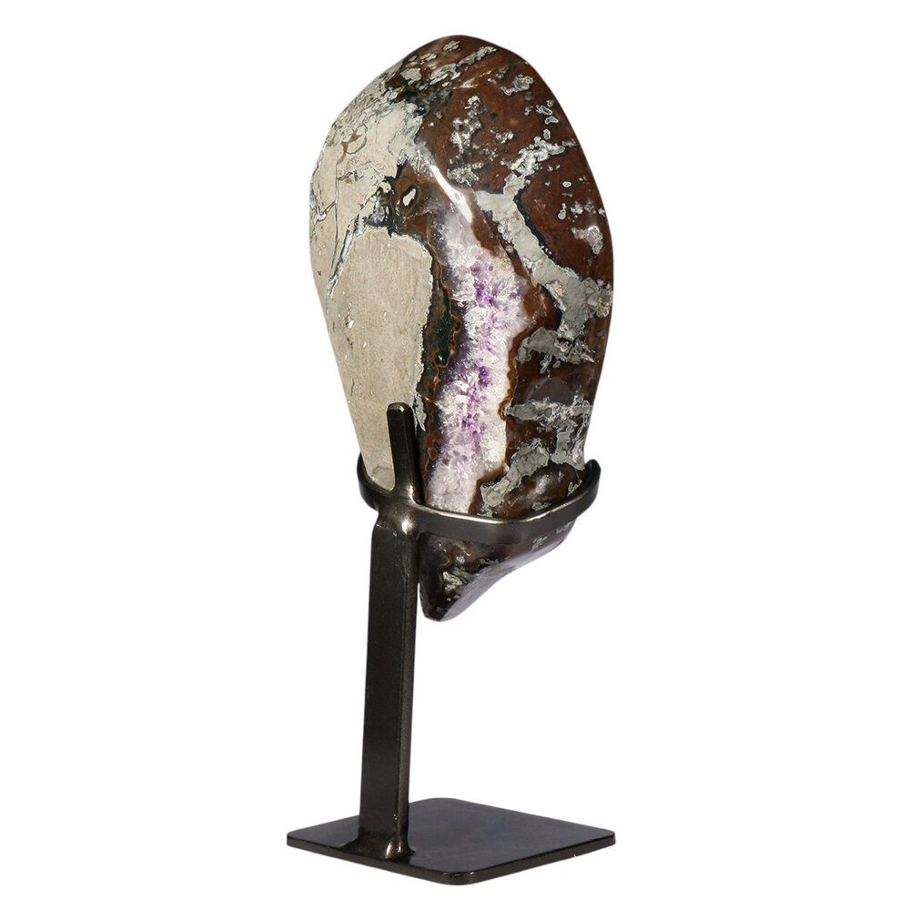 Amethist A-kwaliteit op standaard 24,9 x 16,2 x 5,2 cm | 4,01 kg Amethist A-kwaliteit op standaard 24,9 x 16,2 x 5,2 cm | 4,01 kg