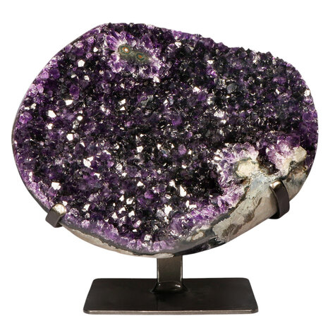 Amethist A-kwaliteit op standaard 27,5 x 24 x 6,1 cm | 9,43 kg Amethist A-kwaliteit op standaard 27,5 x 24 x 6,1 cm | 9,43 kg