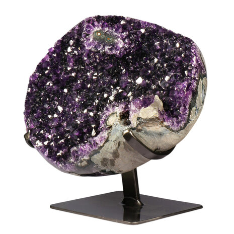 Amethist A-kwaliteit op standaard 27,5 x 24 x 6,1 cm | 9,43 kg Amethist A-kwaliteit op standaard 27,5 x 24 x 6,1 cm | 9,43 kg