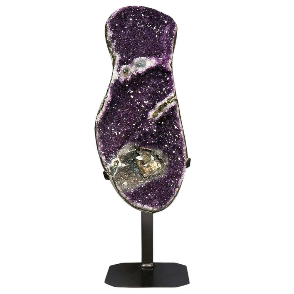 Amethist A-kwaliteit op standaard 52,3 x 20,9 x 13 cm | 23,81 kg Amethist A-kwaliteit op standaard 52,3 x 20,9 x 13 cm | 23,81 kg