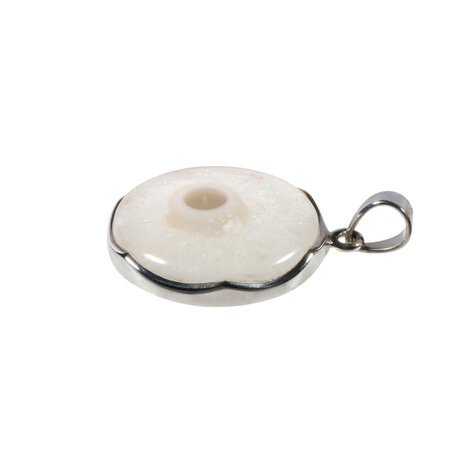 Zilveren hanger anandaliet | rond 2,6 cm