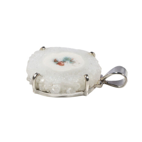 Zilveren hanger anandaliet | rond gezet 3 cm