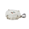 Zilveren hanger anandaliet | rond gezet 3 cm