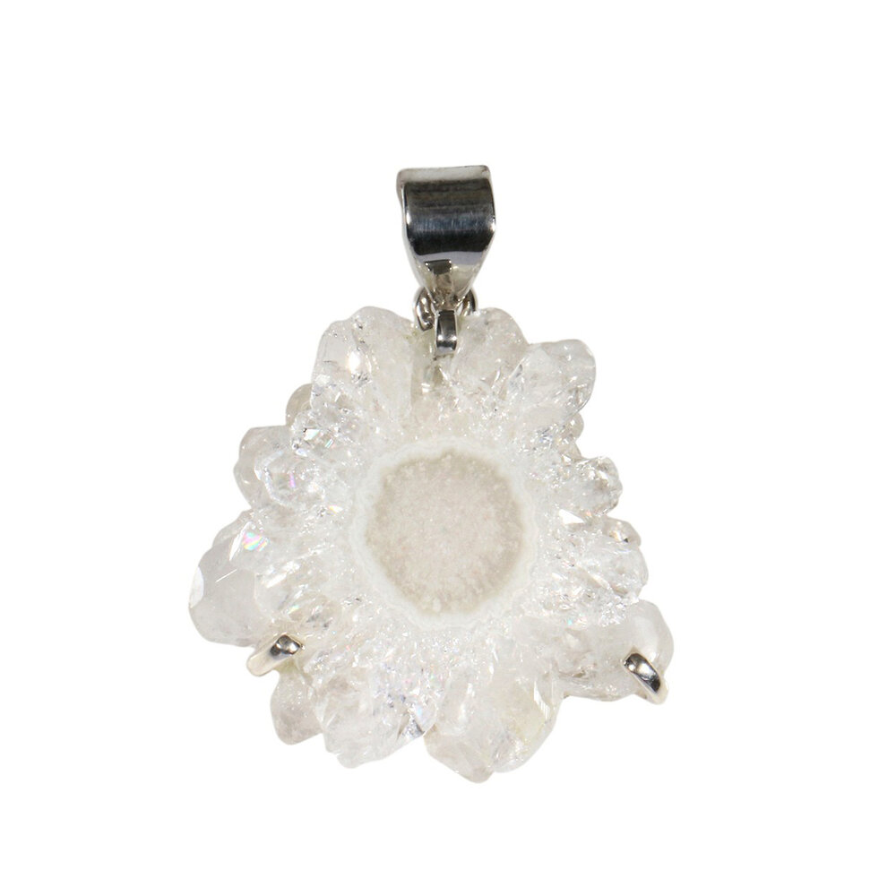 Zilveren hanger anandaliet | rond gezet 2,9 cm Zilveren hanger anandaliet | rond gezet 2,9 cm