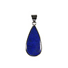 Zilveren hanger lapis lazuli | druppel 2,8 x 1,3 cm Zilveren hanger lapis lazuli | druppel 2,8 x 1,3 cm
