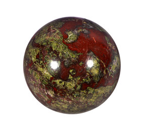 Jaspis (drakenbloed) edelsteen bol 65 - 70 mm Jaspis (drakenbloed) edelsteen bol 65 - 70 mm