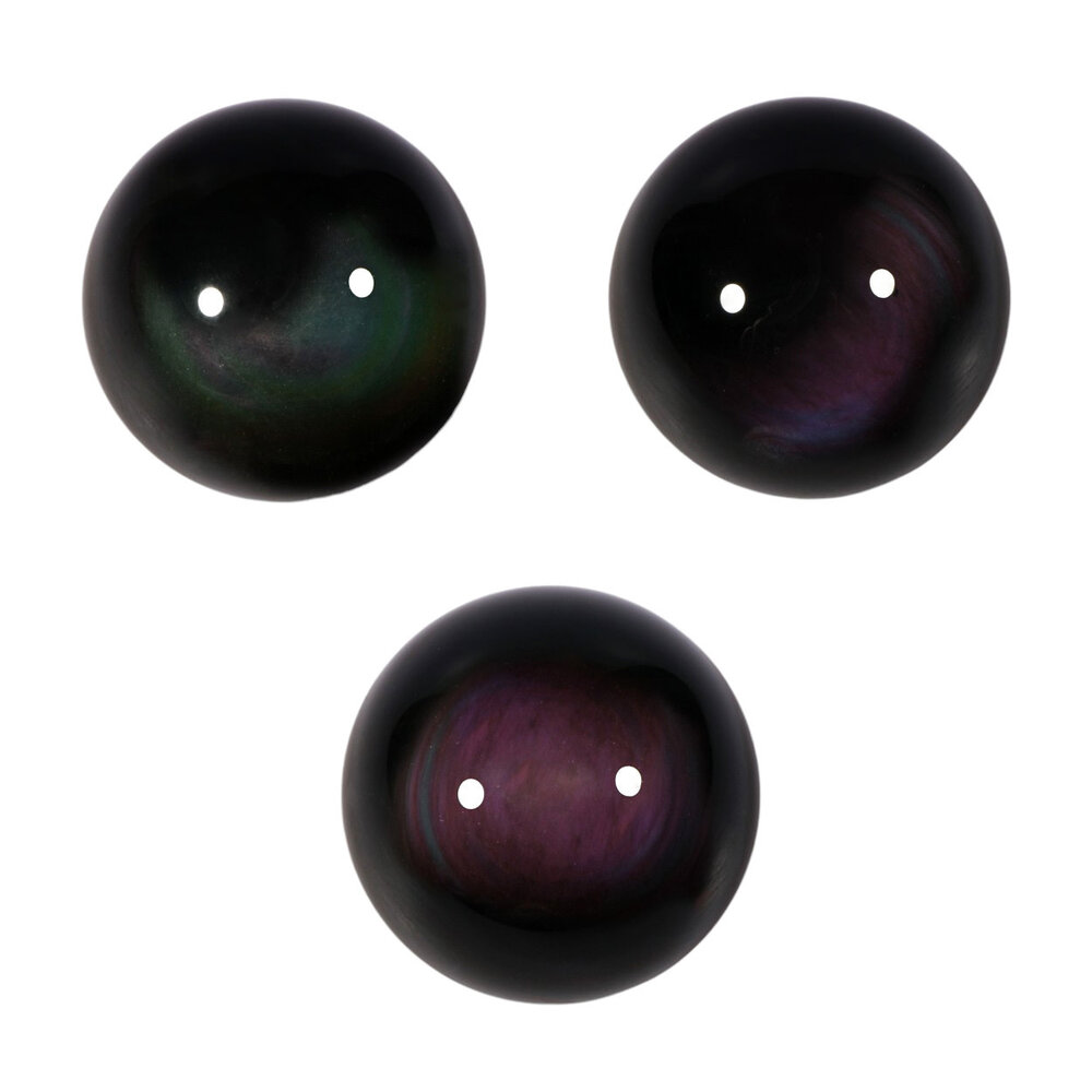 Obsidiaan (regenboog) bol 52 - 57 mm Obsidiaan (regenboog) bol 52 - 57 mm