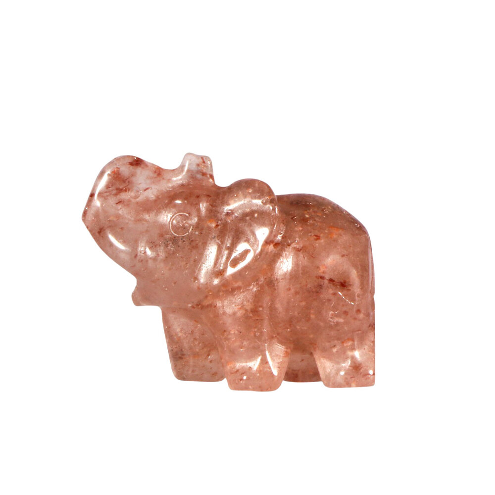 Aardbeienkwarts olifant beeldje Aardbeienkwarts olifant beeldje