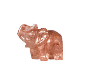 Aardbeienkwarts olifant beeldje Aardbeienkwarts olifant beeldje