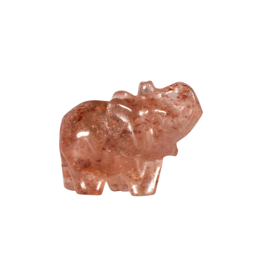 Aardbeienkwarts olifant beeldje Aardbeienkwarts olifant beeldje