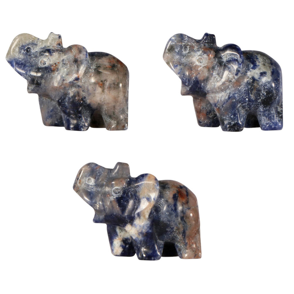 Sodaliet olifant beeldje Sodaliet olifant beeldje