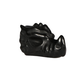 Obsidiaan (zwart) draken schedeltje