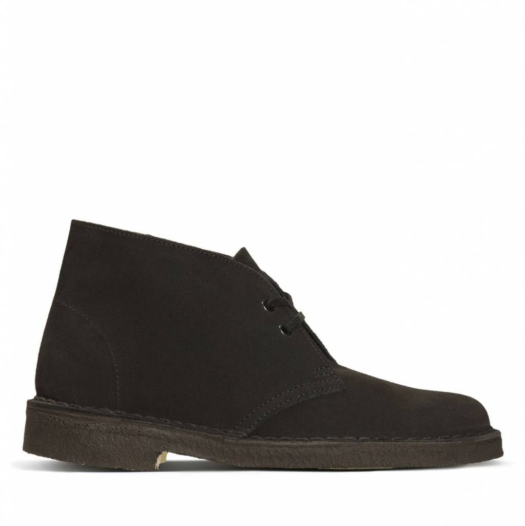 Clarks Desert Boot Black Suede - Zwart - Laarzen - Heren - Maat 44,5