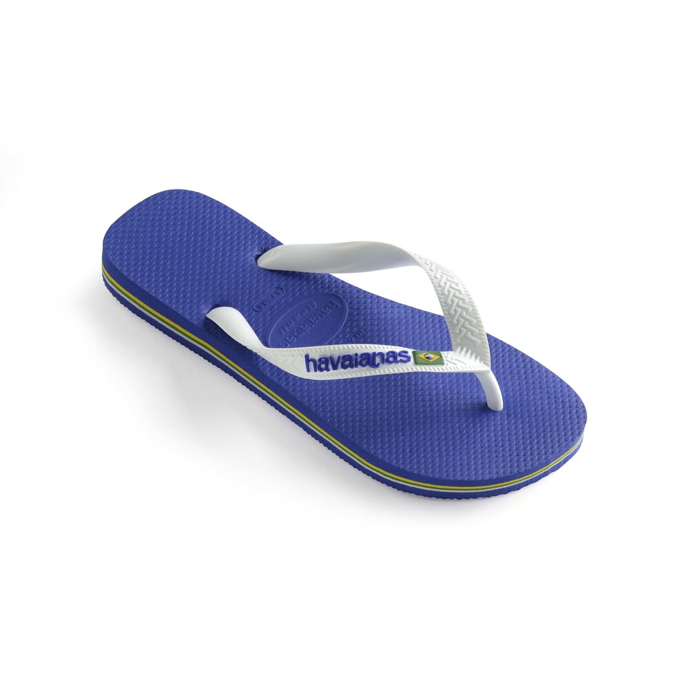 Havaianas Brasil Logo Marine Blauw